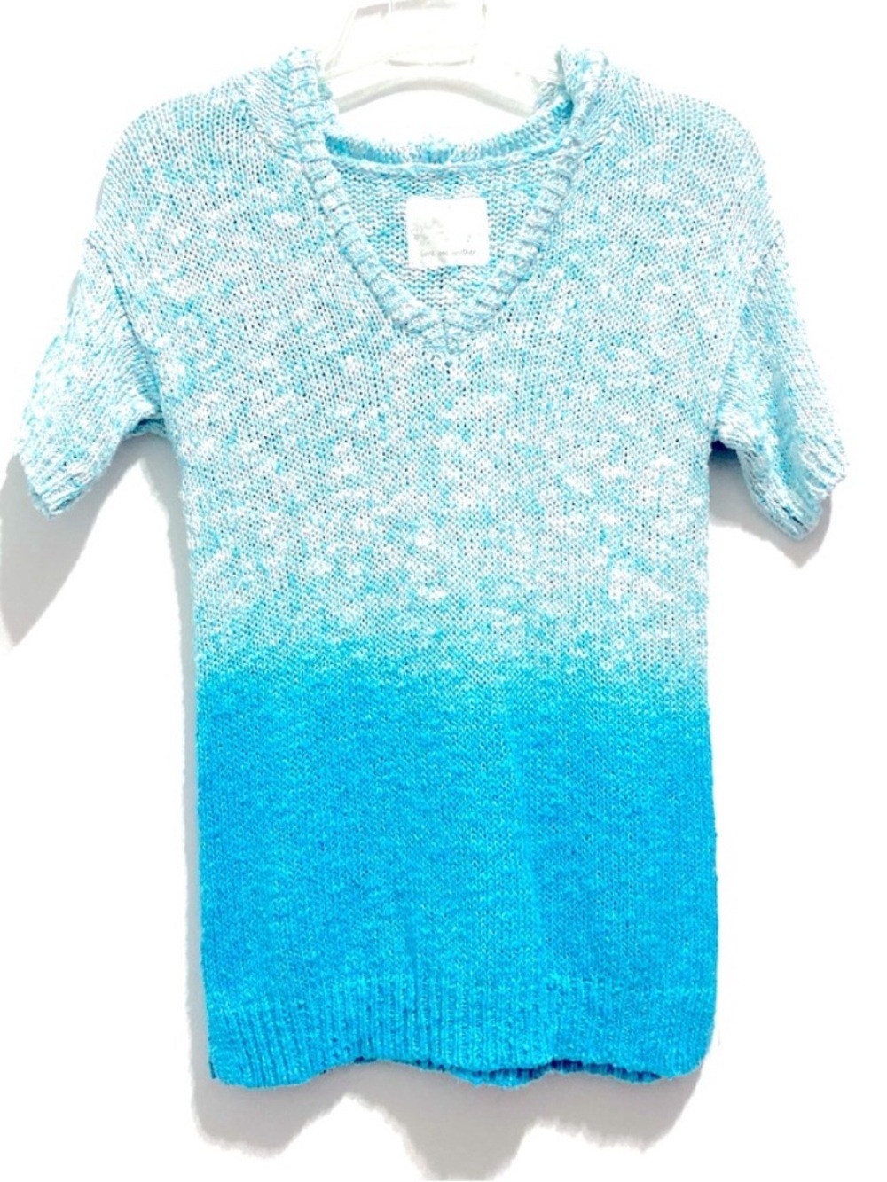 Justice Short Sleeves Blue Hoodie
